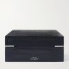 Mara Croc-Effect Leather Six-Piece Watch Box - BK Mara Croc-Effect Leather Six-Piece Watch Box - BK