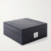 Mara Croc-Effect Leather Six-Piece Watch Box Mara Croc-Effect Leather Six-Piece Watch Box