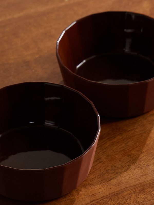 + Studio Word Fade Set of Two Porcelain Bowls - CU + Studio Word Fade Set of Two Porcelain Bowls - CU