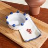 Set of Six Printed Cotton and Linen-Blend Napkins - OU Set of Six Printed Cotton and Linen-Blend Napkins - OU