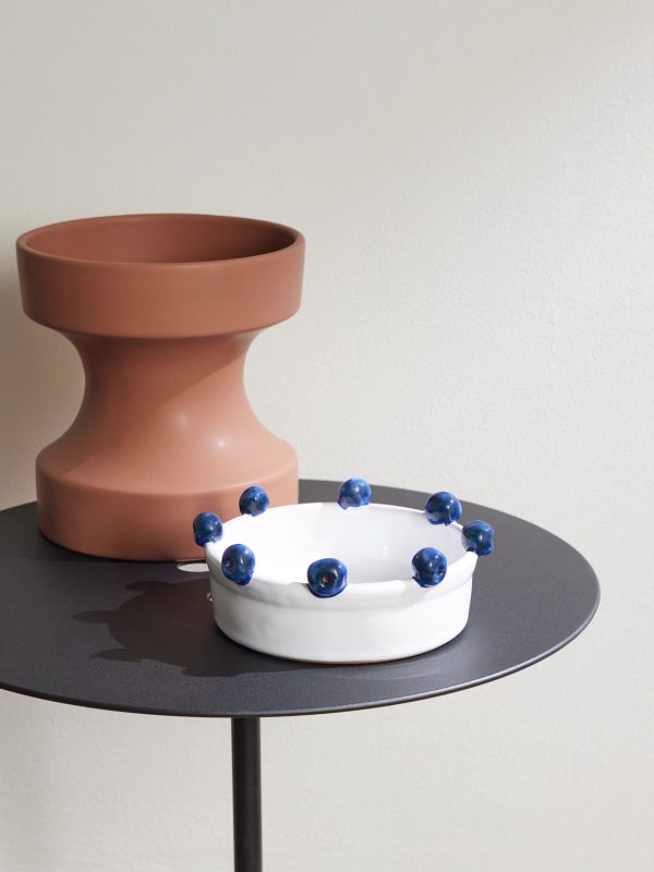 Blueberry Ceramic Serving Bowl - OU Blueberry Ceramic Serving Bowl - OU