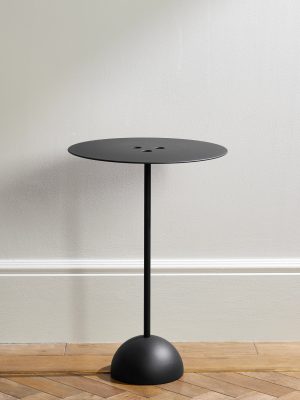Ten-Pin Stainless Steel Side Table Ten-Pin Stainless Steel Side Table
