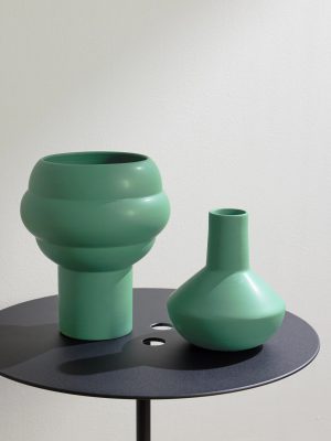 Tree and Sphere Set of Two Eartenware Vases Tree and Sphere Set of Two Eartenware Vases