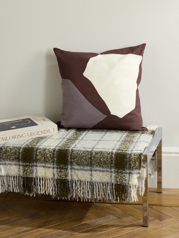 + Charlie Sheppard Printed Cotton-Canvas Cushion - OU + Charlie Sheppard Printed Cotton-Canvas Cushion - OU
