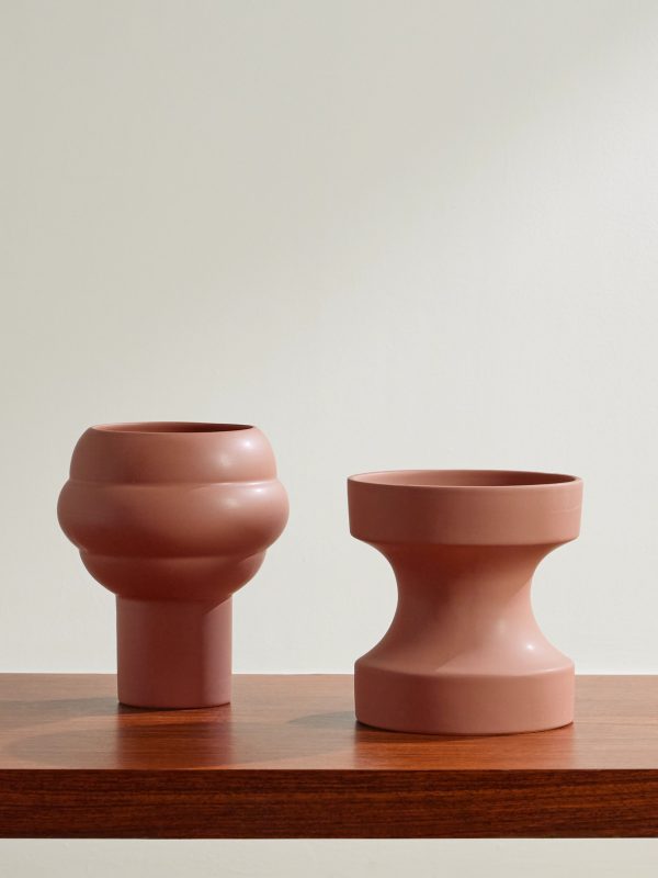Tree and Bolt Set of Two Earthenware Vases Tree and Bolt Set of Two Earthenware Vases