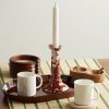 Set of Four Embossed Porcelain Mugs - OU Set of Four Embossed Porcelain Mugs - OU
