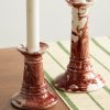 Wardour Set of Two Earthenware Candlesticks - CU Wardour Set of Two Earthenware Candlesticks - CU