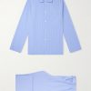 Striped Organic Cotton-Poplin Pyjamas Striped Organic Cotton-Poplin Pyjamas