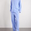 Striped Organic Cotton-Poplin Pyjamas - OU Striped Organic Cotton-Poplin Pyjamas - OU