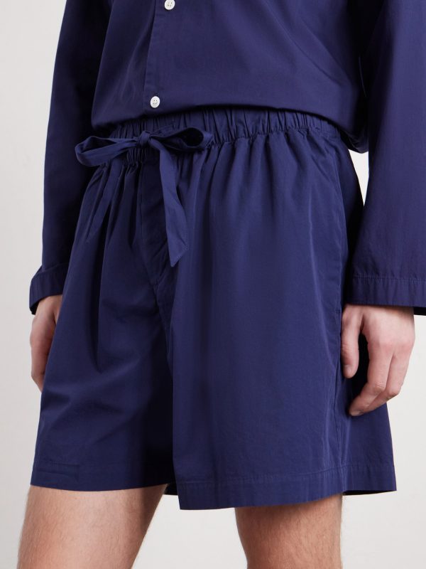Straight-Leg Organic Cotton-Poplin Shorts - CU Straight-Leg Organic Cotton-Poplin Shorts - CU