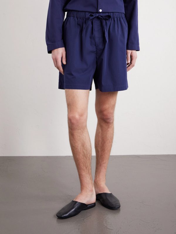 Straight-Leg Organic Cotton-Poplin Shorts - FR Straight-Leg Organic Cotton-Poplin Shorts - FR