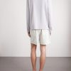 Straight-Leg Striped Organic Cotton-Poplin Shorts - BK Straight-Leg Striped Organic Cotton-Poplin Shorts - BK