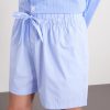 Straight-Leg Organic Cotton-Poplin Shorts - CU