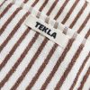 Set-of-Three Logo-Appliquéd Striped Organic Cotton-Terry Towels - CU Set-of-Three Logo-Appliquéd Striped Organic Cotton-Terry Towels - CU