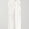Straight-Leg Striped Organic Cotton-Poplin Pyjama Trousers Straight-Leg Striped Organic Cotton-Poplin Pyjama Trousers