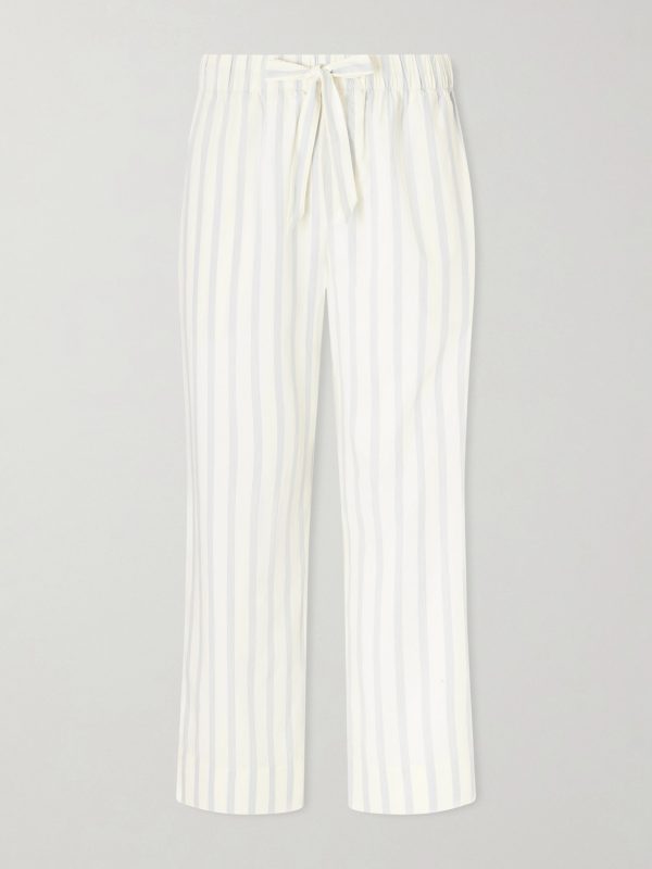 Straight-Leg Striped Organic Cotton-Poplin Pyjama Trousers Straight-Leg Striped Organic Cotton-Poplin Pyjama Trousers