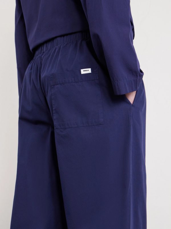 Straight-Leg Organic Cotton-Poplin Pyjama Trousers - CU Straight-Leg Organic Cotton-Poplin Pyjama Trousers - CU