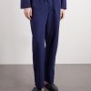 Straight-Leg Organic Cotton-Poplin Pyjama Trousers - FR Straight-Leg Organic Cotton-Poplin Pyjama Trousers - FR