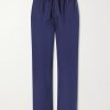 Straight-Leg Organic Cotton-Poplin Pyjama Trousers Straight-Leg Organic Cotton-Poplin Pyjama Trousers