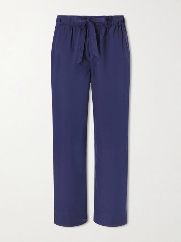 Straight-Leg Organic Cotton-Poplin Pyjama Trousers Straight-Leg Organic Cotton-Poplin Pyjama Trousers