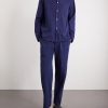 Straight-Leg Organic Cotton-Poplin Pyjama Trousers - OU Straight-Leg Organic Cotton-Poplin Pyjama Trousers - OU