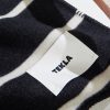 Logo-Appliquéd Striped Wool Blanket - CU