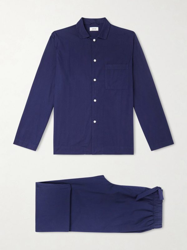 Organic Cotton-Poplin Pyjamas