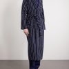 Belted Striped Organic Cotton-Terry Robe - FR Belted Striped Organic Cotton-Terry Robe - FR