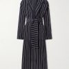 Belted Striped Organic Cotton-Terry Robe Belted Striped Organic Cotton-Terry Robe
