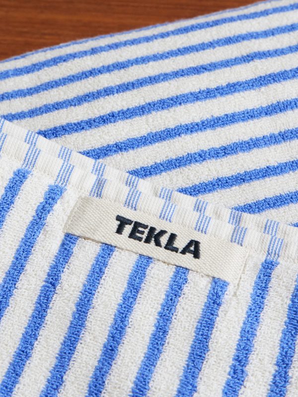 Set of Three Logo-Appliquéd Striped Organic Cotton-Terry Towels - CU Set of Three Logo-Appliquéd Striped Organic Cotton-Terry Towels - CU