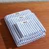 Set of Three Logo-Appliquéd Striped Organic Cotton-Terry Towels Set of Three Logo-Appliquéd Striped Organic Cotton-Terry Towels