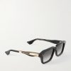Detron Square-Frame Titanium and Acetate Sunglasses - FR