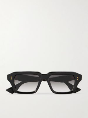 Detron Square-Frame Titanium and Acetate Sunglasses Detron Square-Frame Titanium and Acetate Sunglasses