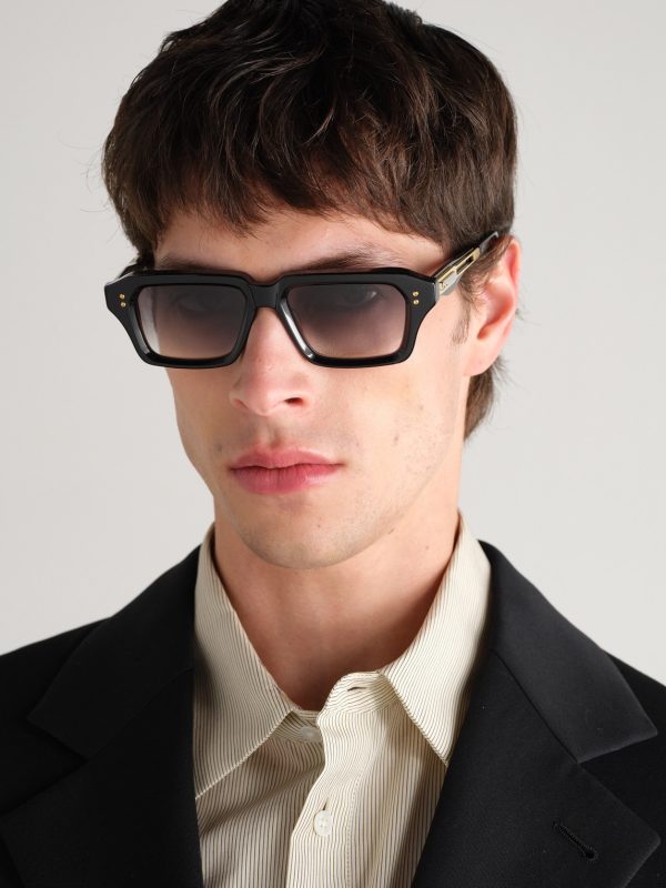 Detron Square-Frame Titanium and Acetate Sunglasses - OU