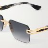 Meta-Evo One Square-Frame Gold-Tone and Acetate Sunglasses - CU