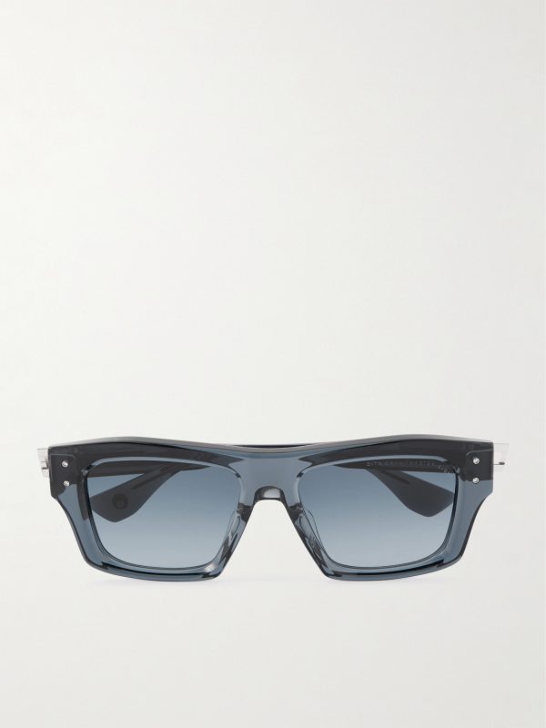 Grandmaster-Eight Square-Frame Acetate and Titanium Sunglasses Grandmaster-Eight Square-Frame Acetate and Titanium Sunglasses