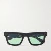 Mastix Square-Frame Tortoiseshell Acetate Sunglasses
