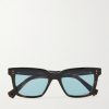 Sequoia Square-Frame Acetate Sunglasses