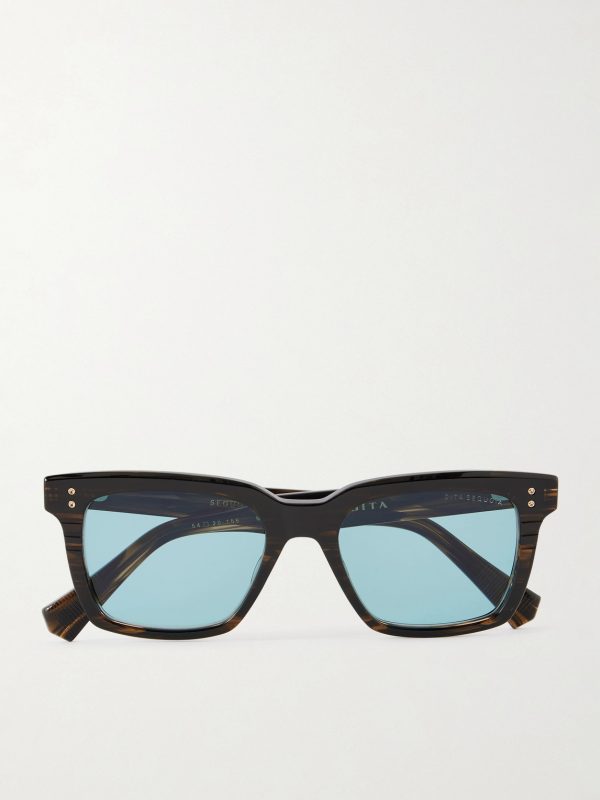 Sequoia Square-Frame Acetate Sunglasses