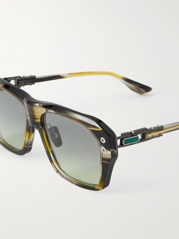 Grand-APX D-Frame Acetate Sunglasses - CU Grand-APX D-Frame Acetate Sunglasses - CU