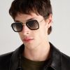 Aviator-Style Gold-Tone and Acetate Sunglasses - OU Aviator-Style Gold-Tone and Acetate Sunglasses - OU