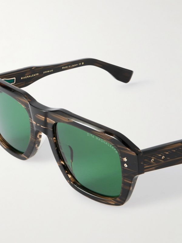 Magnaleapr D-Frame Tortoiseshell Acetate Sunglasses - CU Magnaleapr D-Frame Tortoiseshell Acetate Sunglasses - CU