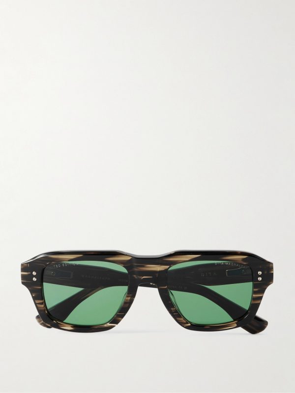 Magnaleapr D-Frame Tortoiseshell Acetate Sunglasses Magnaleapr D-Frame Tortoiseshell Acetate Sunglasses