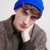 Ribbed Cashmere Beanie - E1 Ribbed Cashmere Beanie - E1
