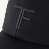 Logo-Embroidered Leather-Trimmed Cashmere Baseball Cap - CU Logo-Embroidered Leather-Trimmed Cashmere Baseball Cap - CU