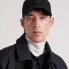 Logo-Embroidered Leather-Trimmed Cashmere Baseball Cap - OU Logo-Embroidered Leather-Trimmed Cashmere Baseball Cap - OU