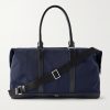 Leather-Trimmed Recycled-Nylon Weekend Bag Leather-Trimmed Recycled-Nylon Weekend Bag