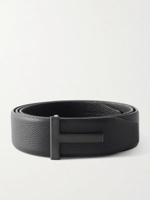 4cm Full-Grain Leather Belt