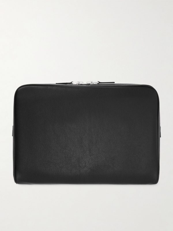 Full-Grain Leather Pouch - BK