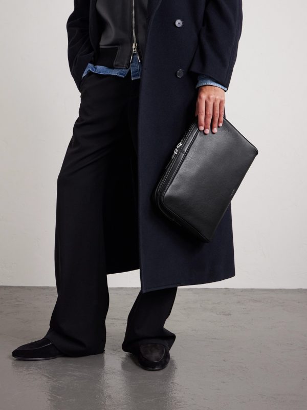 Full-Grain Leather Pouch - FR